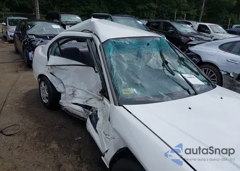 2002 Honda Civic Lx z USA, uszkodzony, nr VIN 1HGES16582L057994